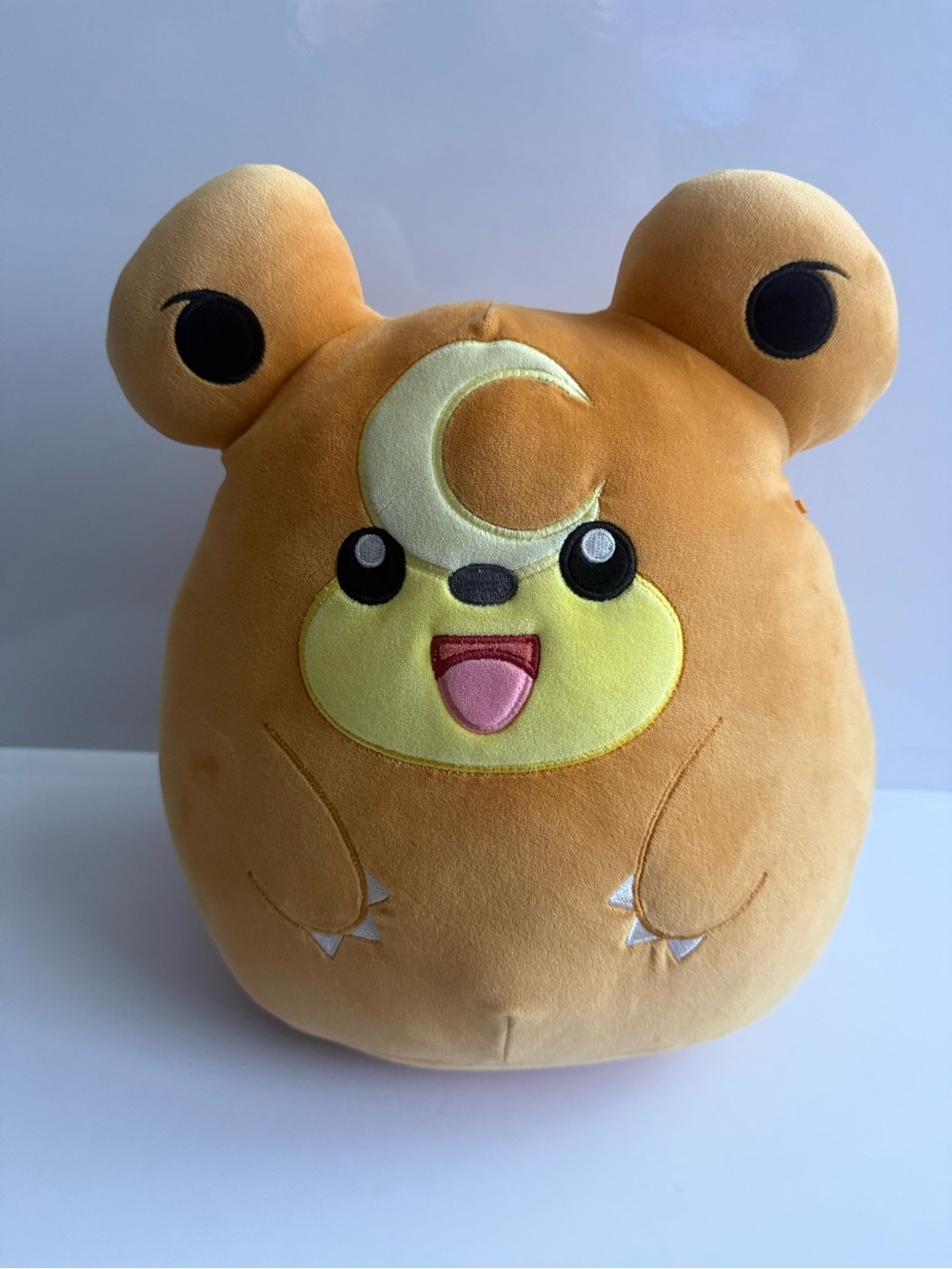 Jazwares Teddiursa Pokémon Plush Stuffed Animal 2024 Brown Yellow Pink Black